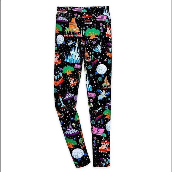 NWT Walt Disney World Icons Leggings - Picture 1 of 2